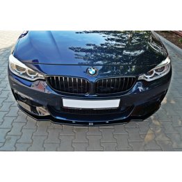 Накладка сплиттер на передний бампер на BMW 4 F32 M-Pack